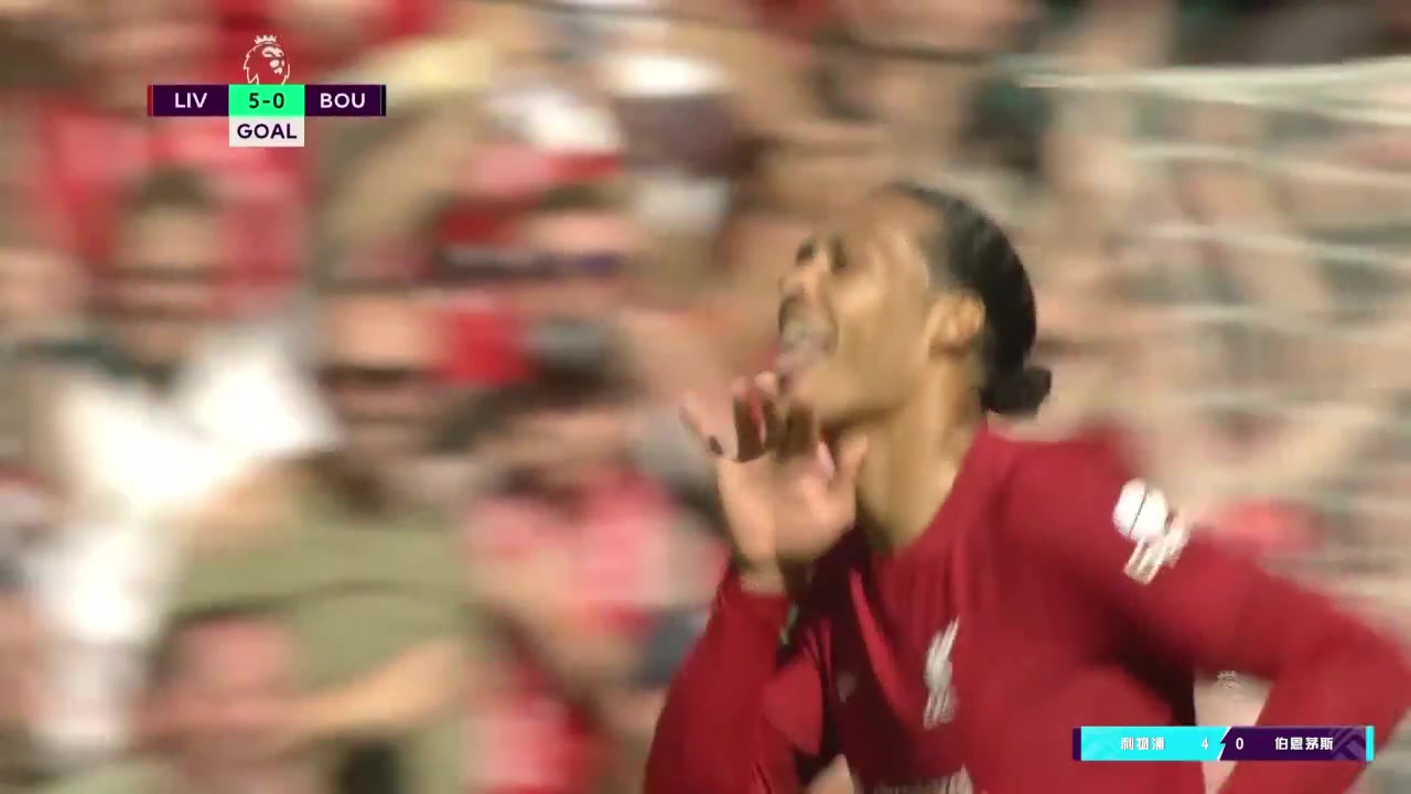 范迪克头球破门,利物浦5-0领先(利物浦的范迪克)