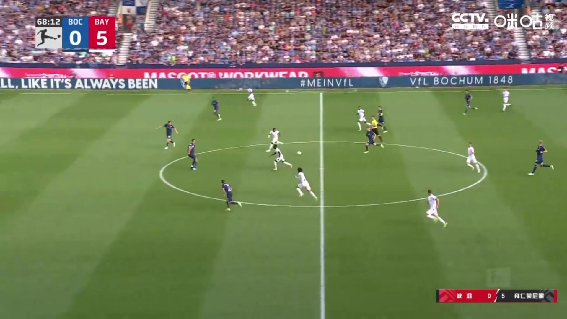 拜仁6-0！格纳布里直塞萨内 波鸿后卫解围自摆乌龙（拜仁精选格纳布里）