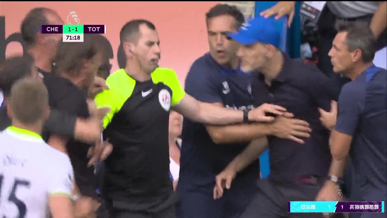 霍伊别尔外围贴地斩破门 图赫尔与孔蒂起激烈冲突（霍伊别尔视频）