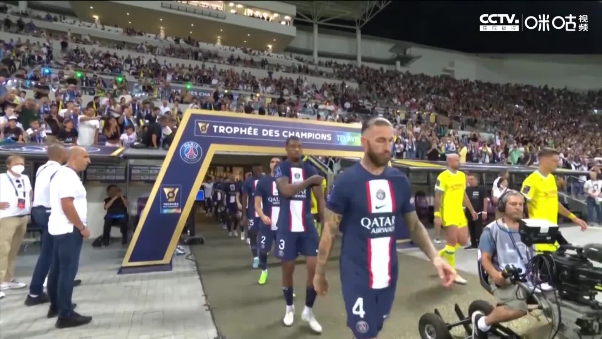 【集锦】法超杯-内马尔任意球破门+点射梅西建功 巴黎4-0南特夺冠（法超杯-内马尔复出进制胜点球 巴黎2-1）