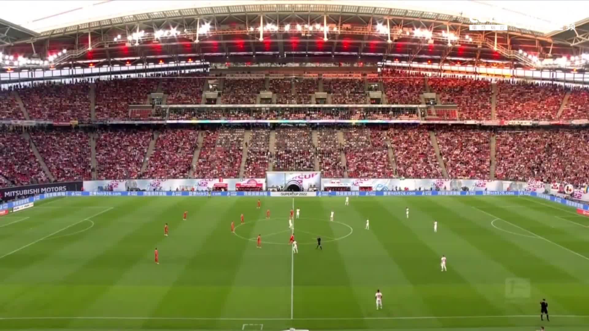 【集锦】德超杯-格纳布里传射马内处子球 拜仁5-3莱比锡夺冠（拜仁精选格纳布里）