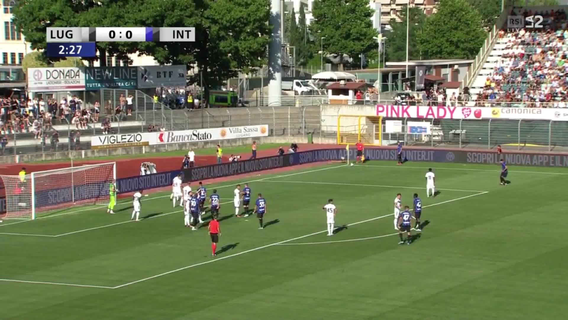 【集锦】热身赛-劳塔罗双响科雷亚替补传射 国际米兰4-1卢加诺（国际米兰卢加诺直播）