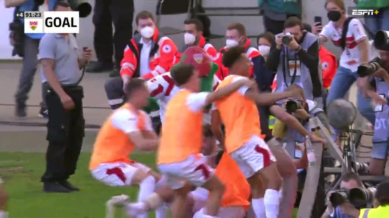 远藤航补时绝杀！斯图加特保级成功