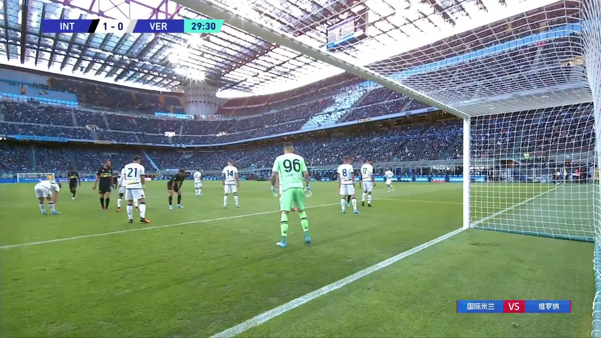 国米2-0领先！哲科门前推射破门再下一城（哲科 国米）