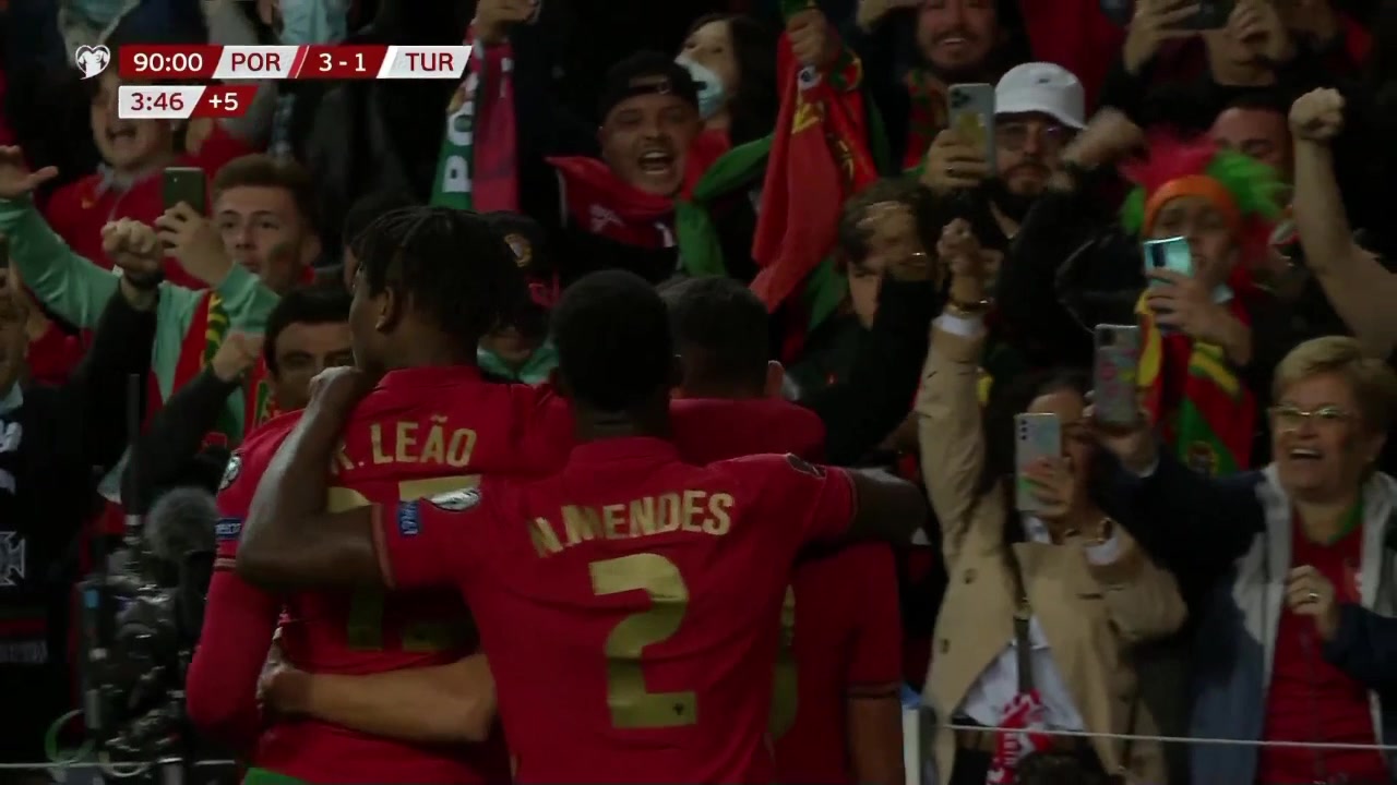 葡萄牙杀死比赛!努内斯单刀破门葡萄牙3-1土耳其(葡萄牙体育努诺门德斯)