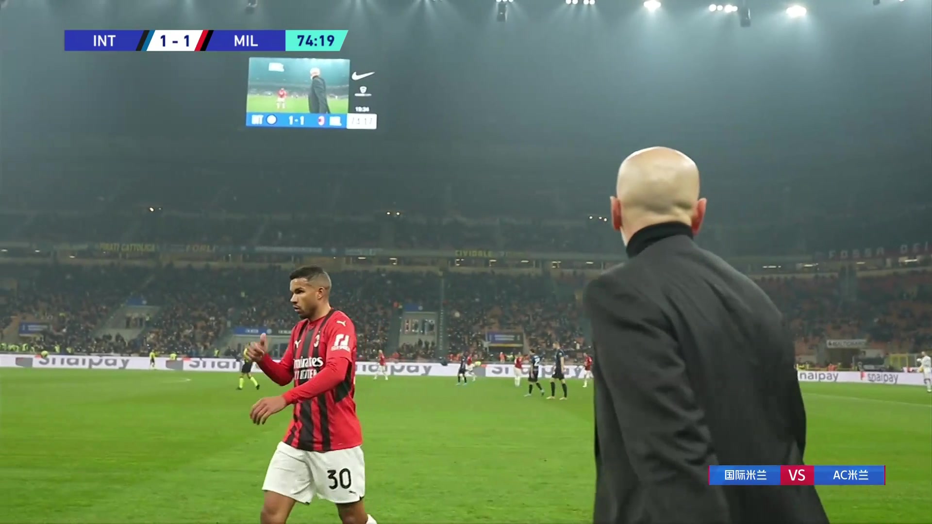 米兰断球反击迪亚斯射门变线 吉鲁禁区跟进铲射扳平（ac米兰 迪亚斯）