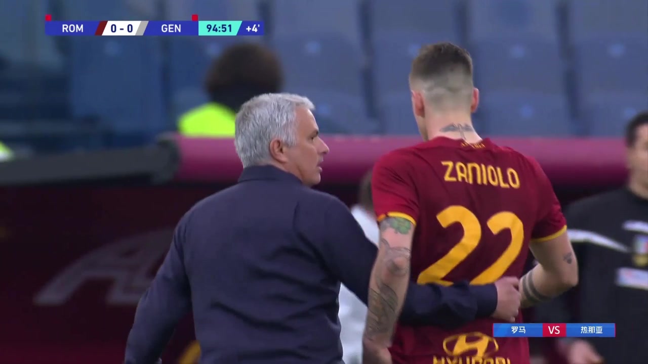 【集锦】意甲-扎尼奥洛绝杀被吹+染红 穆帅意甲百场罗马0-0热那亚（扎尼奥洛转会罗马）