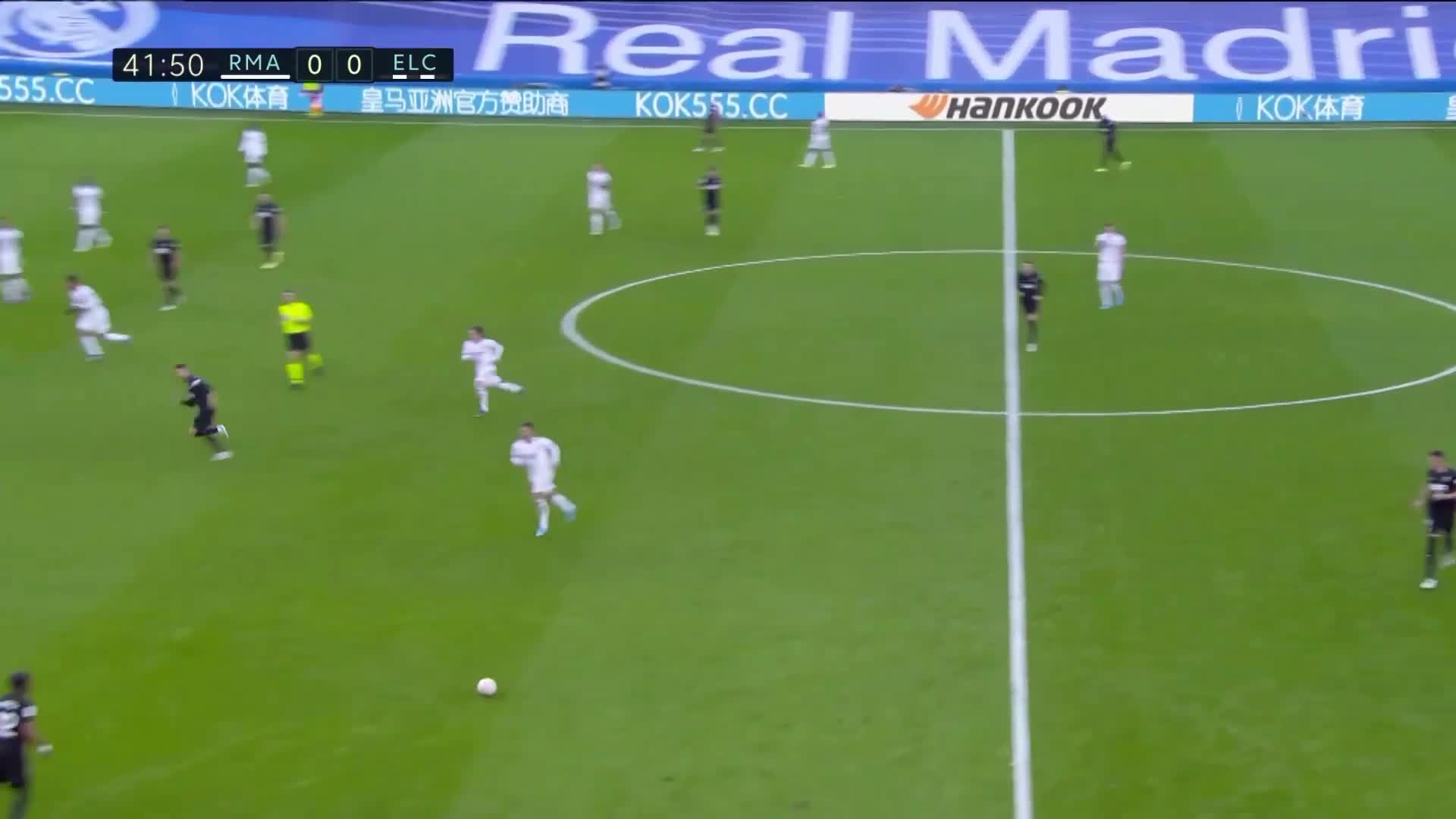 皇马0-1落后！鲍耶门前轻松头球破门建功（皇马bwin）