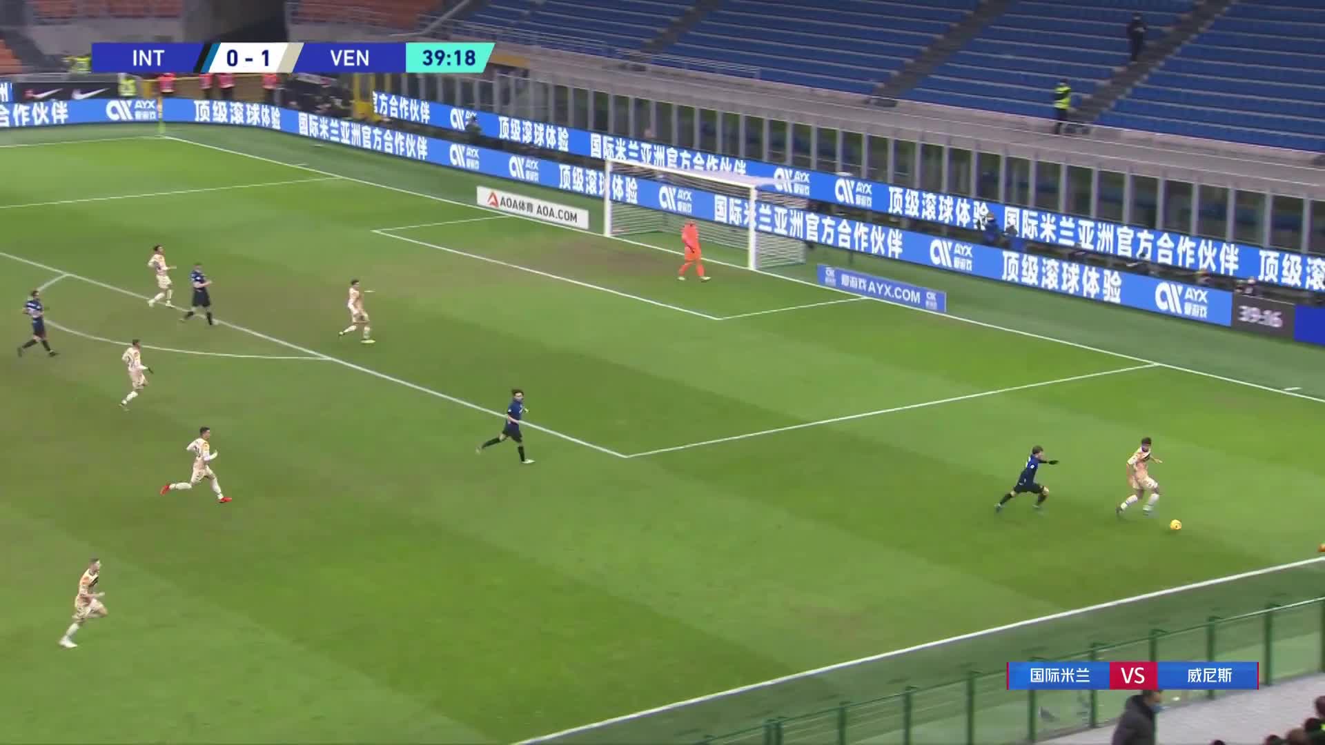 国米1-1扳平比分！巴雷拉门前补射扳平比分（国米中场巴雷拉）