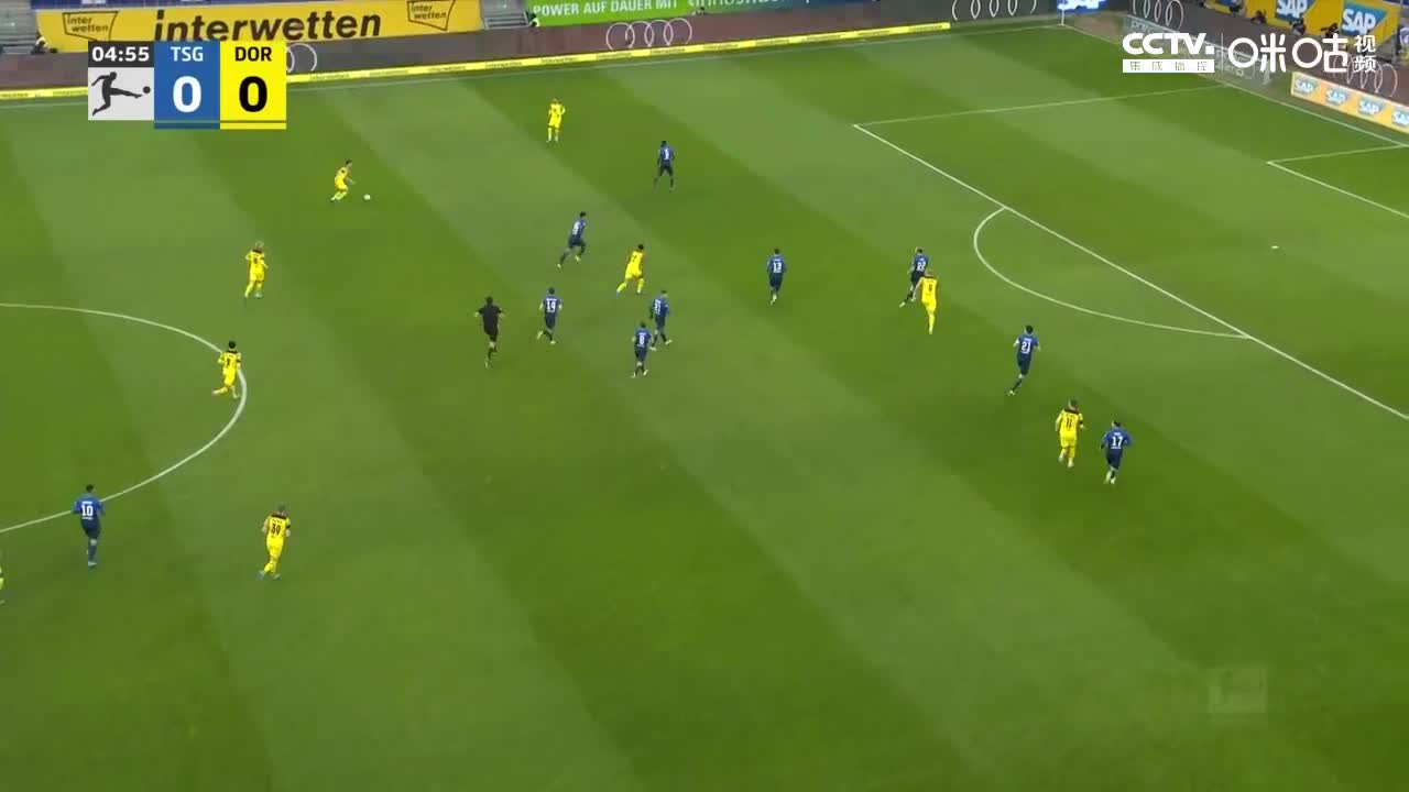 多特打出流畅配合，哈兰德轻松包抄破门（多特买哈兰德）