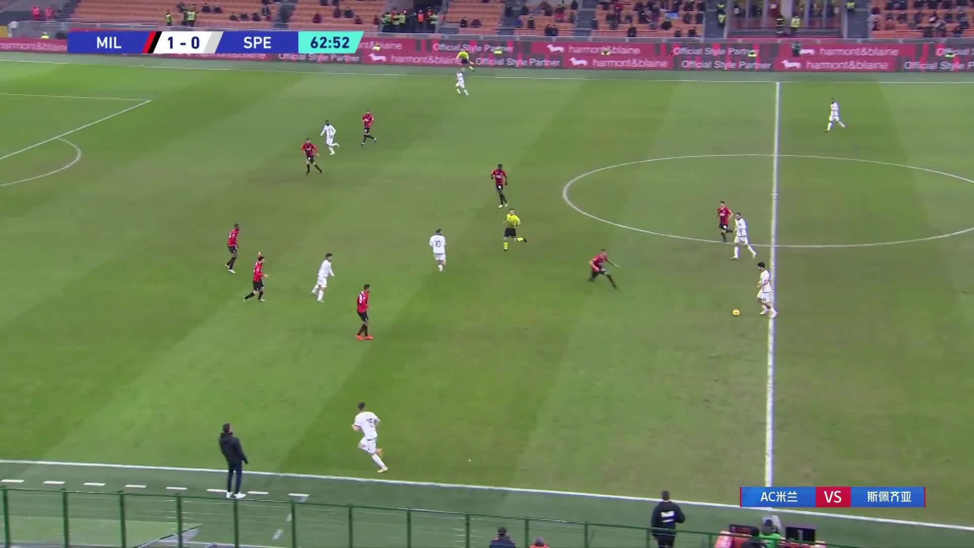 米兰1-1被扳平！阿古德洛门前抢点破门（米兰古明）