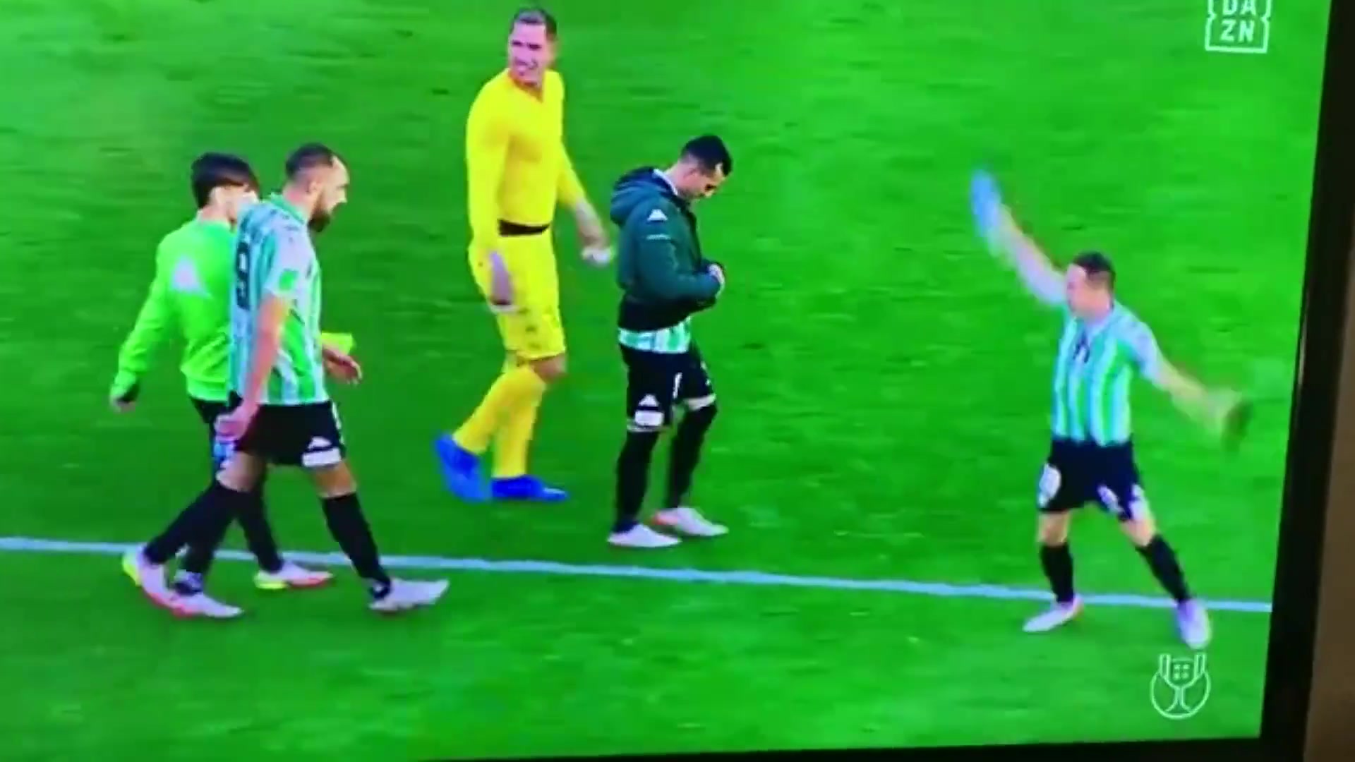 很没必要…!贝蒂斯老将瓜尔达多模仿对手被铁管砸(贝尔萨和瓜迪奥拉什么关系)