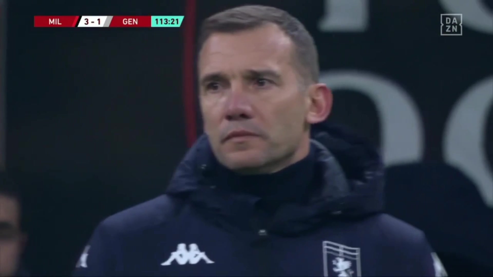 深陷下课危机！米兰3-1领先场边的舍瓦表情沮丧（舍瓦时期米兰阵容）