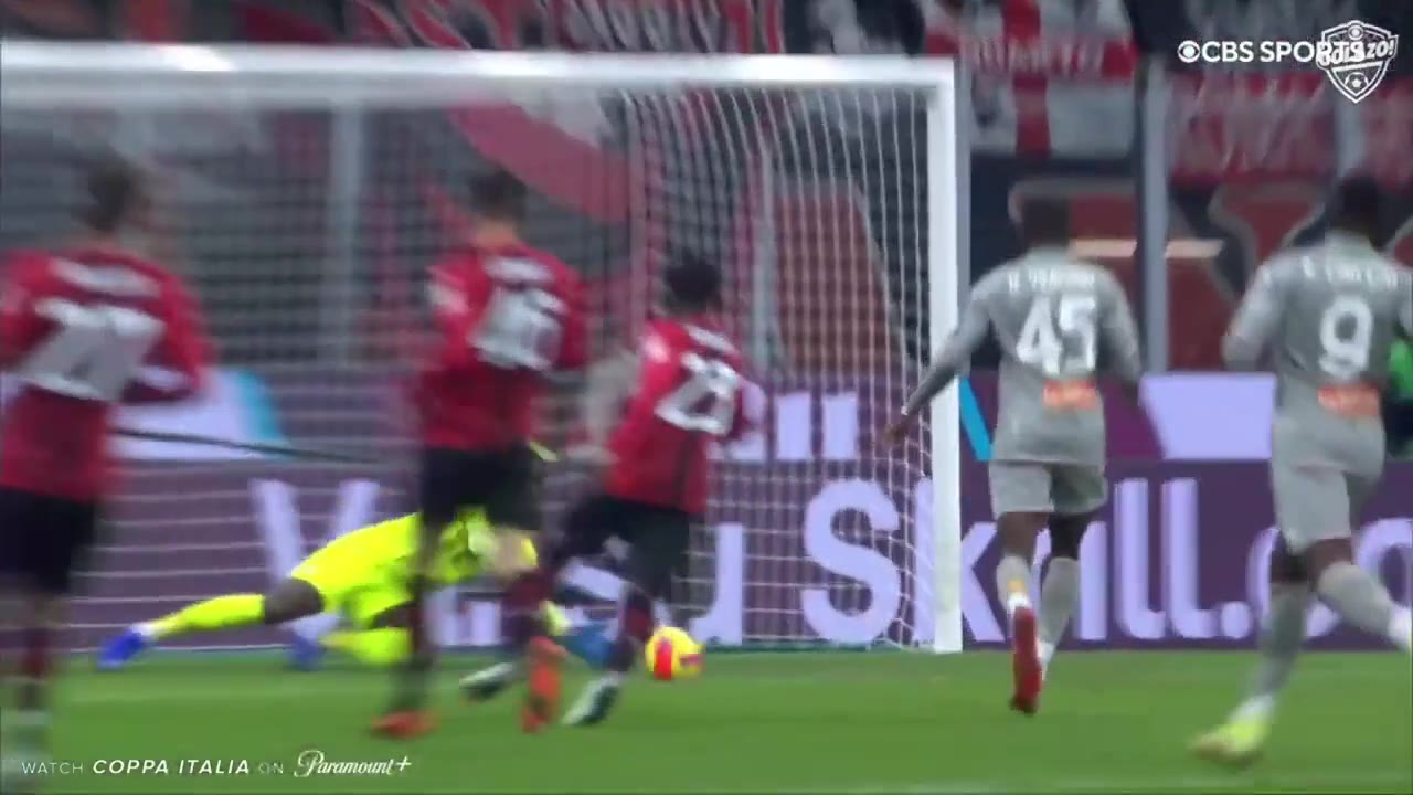 【集锦】意杯-吉鲁破门莱奥萨勒马科尔斯建功 米兰3-1热那亚（ac米兰2:1热那亚）