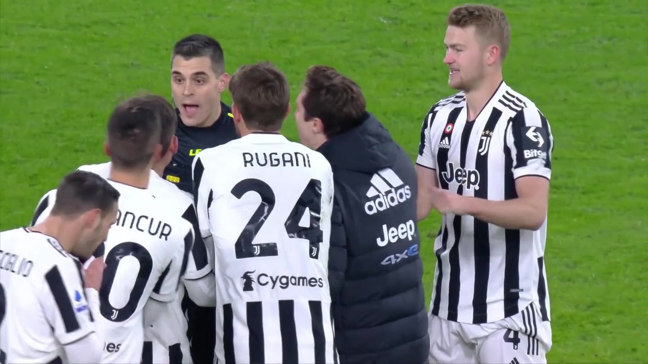 【集锦】意甲-默滕斯建功小基耶萨扳平 尤文图斯1-1那不勒斯（尤文图斯后卫基耶萨）