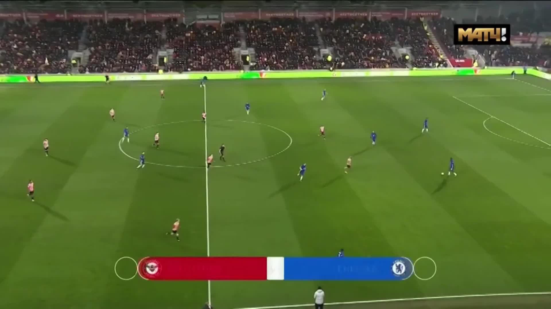 【集锦】	联赛杯-詹姆斯造乌龙若日尼奥点射 切尔西2-0布伦特福德（布伦特福德对阵切尔西）