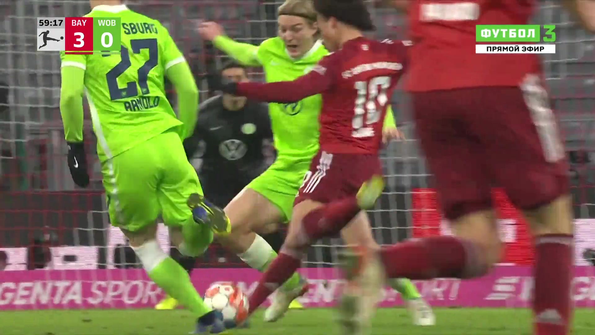 格纳布里横传助攻 萨内内切完美兜射破门（格纳布里和萨内）