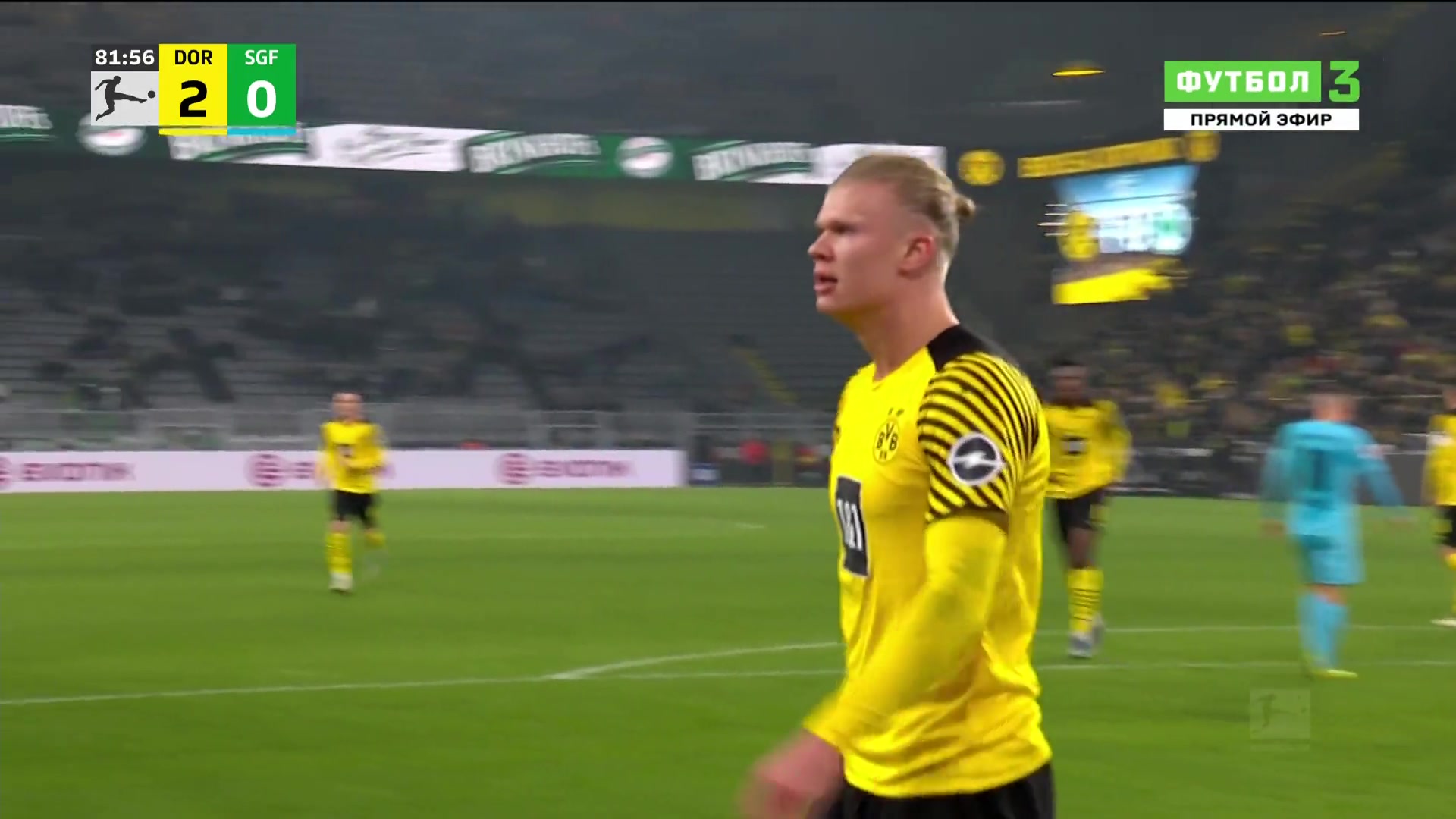 布兰特定位球传中助攻 哈兰德抢点头球攻门双响（布兰德十佳球）