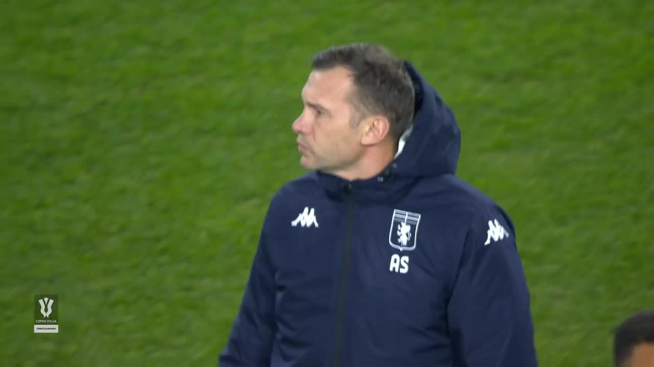 【集锦】意杯-库班头球破门 热那亚1-0淘汰萨勒尼塔纳（热那亚vs萨勒尼塔纳）