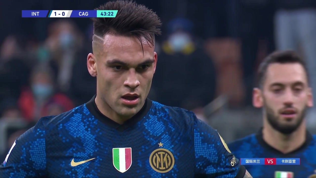 邓弗里斯杀入禁区造点 劳塔罗主罚点射被扑（邓弗里斯绝杀）