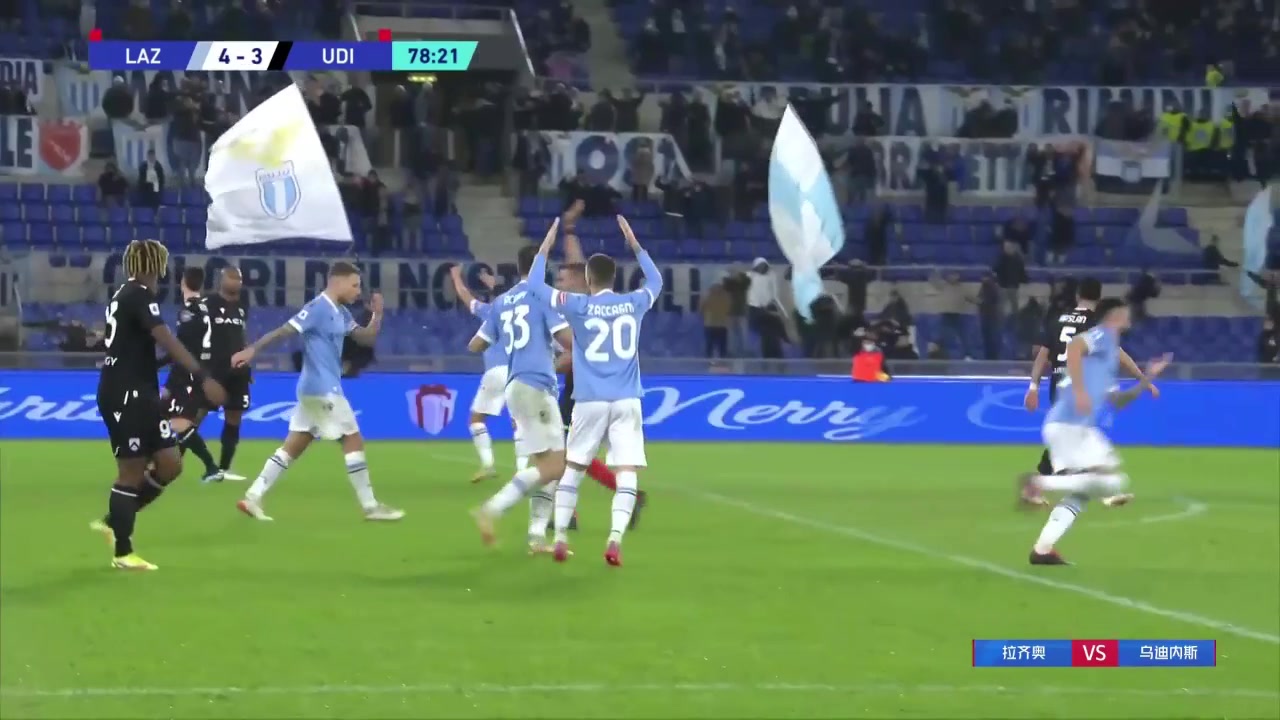 【集锦】意甲-99分钟绝平神剧情 神奇一战拉齐奥4-4乌迪内斯（意甲拉齐奥对乌迪内斯）