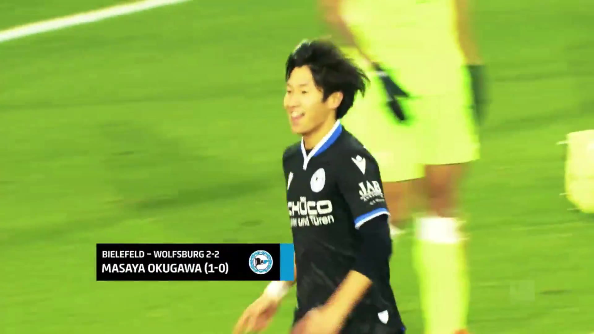 侧身凌空斩！奥川雅也斩获德甲第12轮官方最佳进球奖（日本球员奥川雅也）