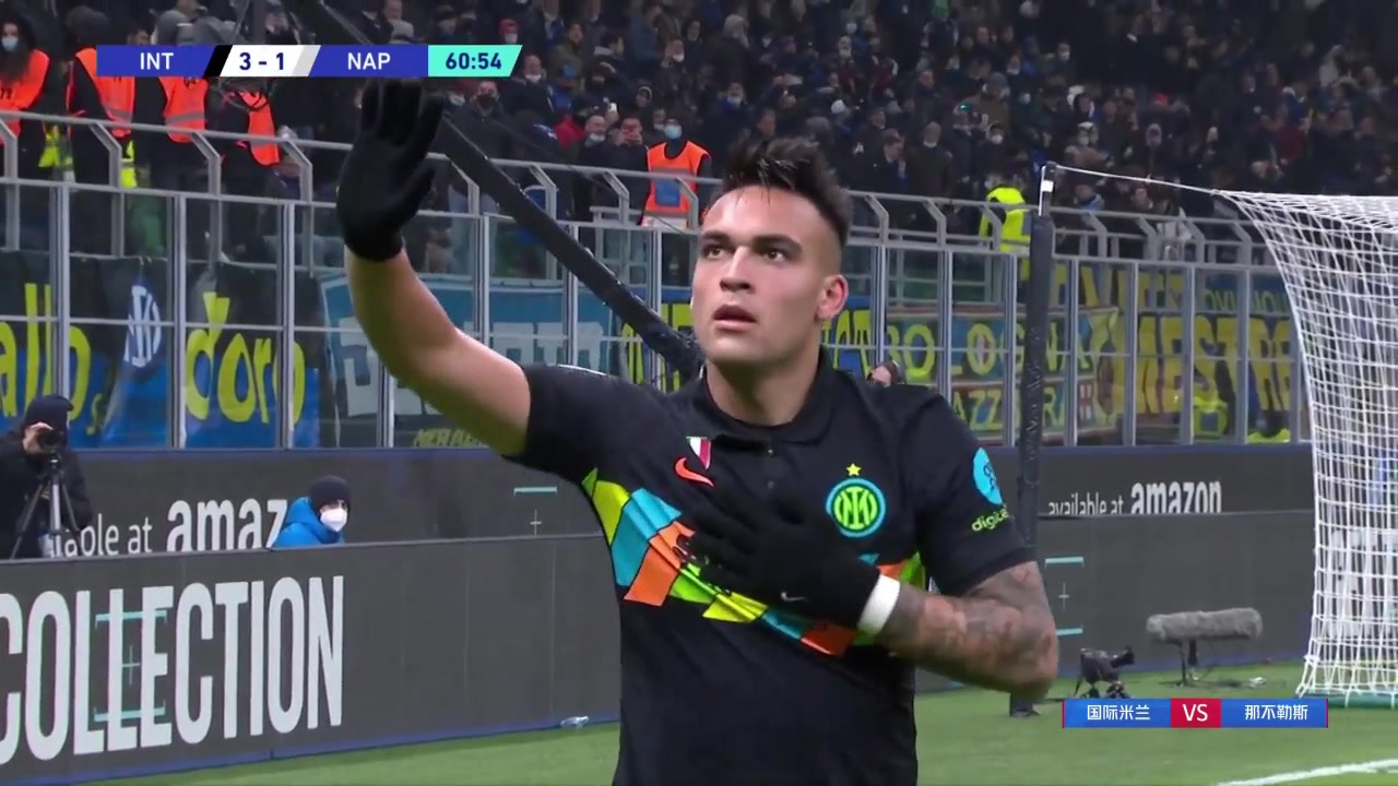 科雷亚反击一条龙助攻 劳塔罗低射破门扩大比分（科雷亚被铲）