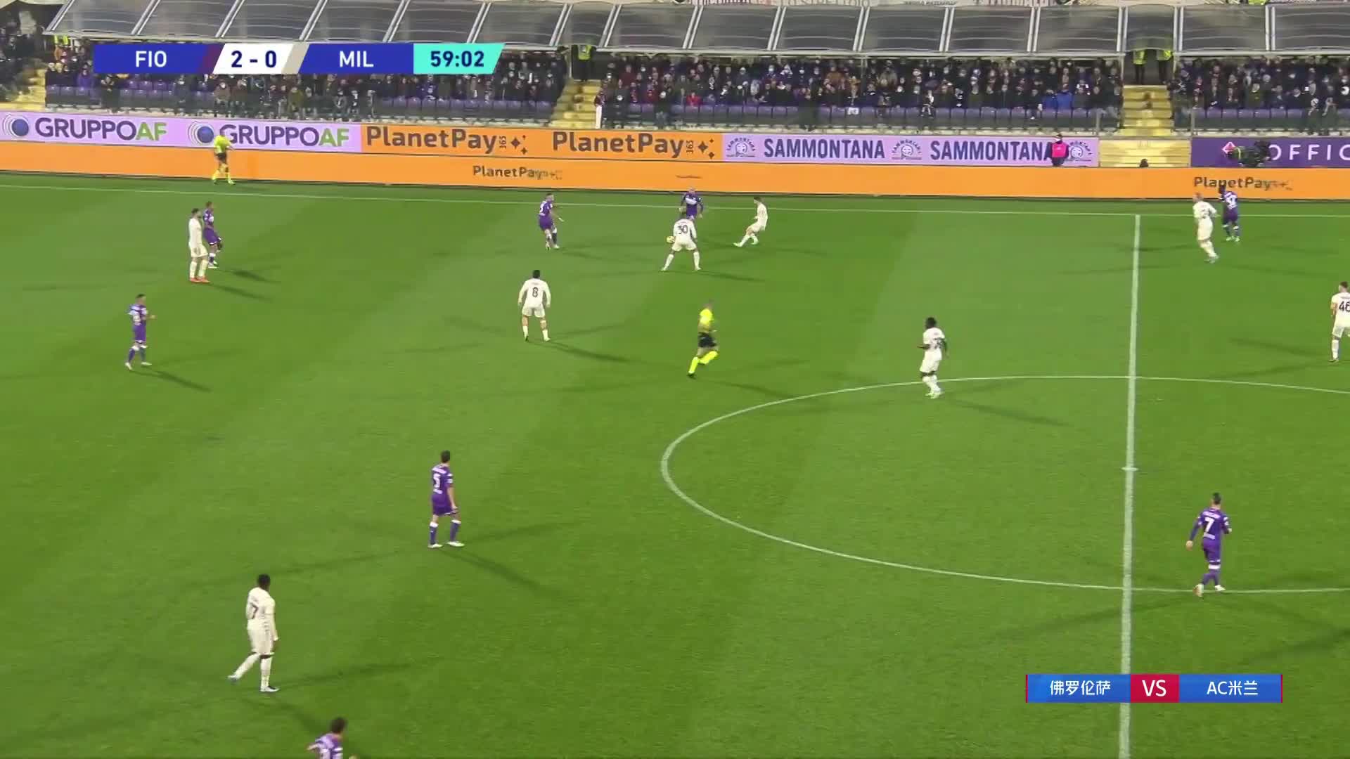 AC米兰再丢一球 弗拉霍维奇过掉塔塔小角度破门（弗拉霍维奇 国米）