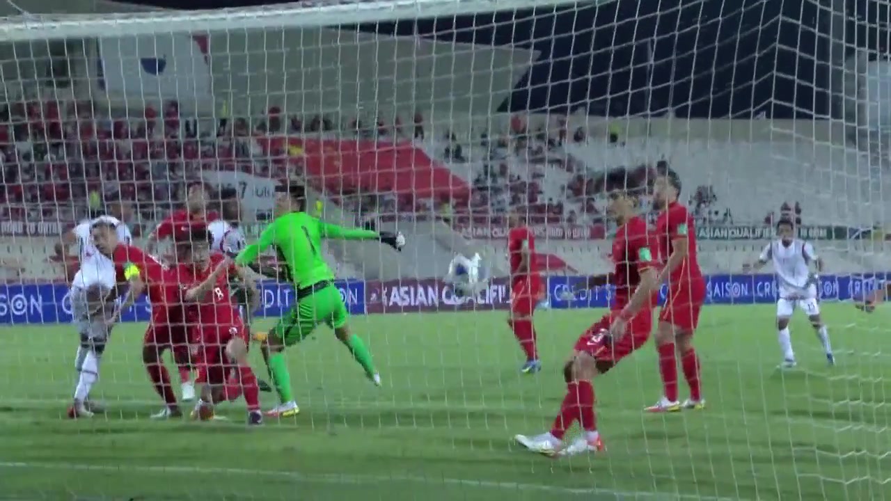 颜骏凌出击失误丢球 国足1-1遭阿曼扳平（颜骏凌什么时候确定国足主力门将）