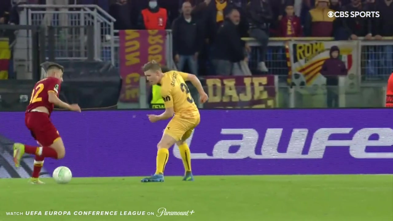 罗马扳平比分！沙拉维内切禁区完美弧线破门（沙拉维罗马集锦）