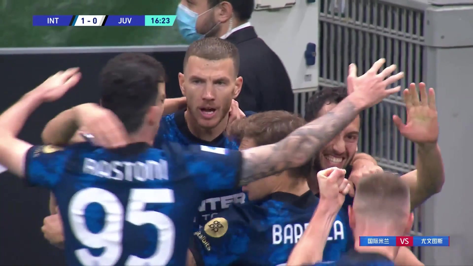 【集锦】意甲-哲科破门迪巴拉替补点射绝平 国米1-1尤文（哲科5场意甲为国米贡献4球1助攻）