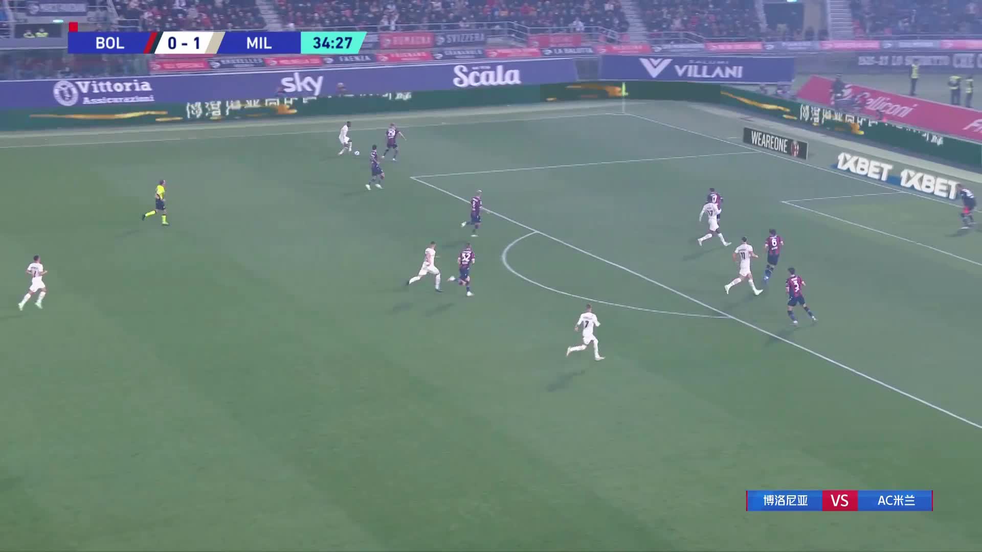 卡斯蒂列霍打门被扑，卡拉布里亚跟上劲射破门（卡斯蒂列霍集锦）