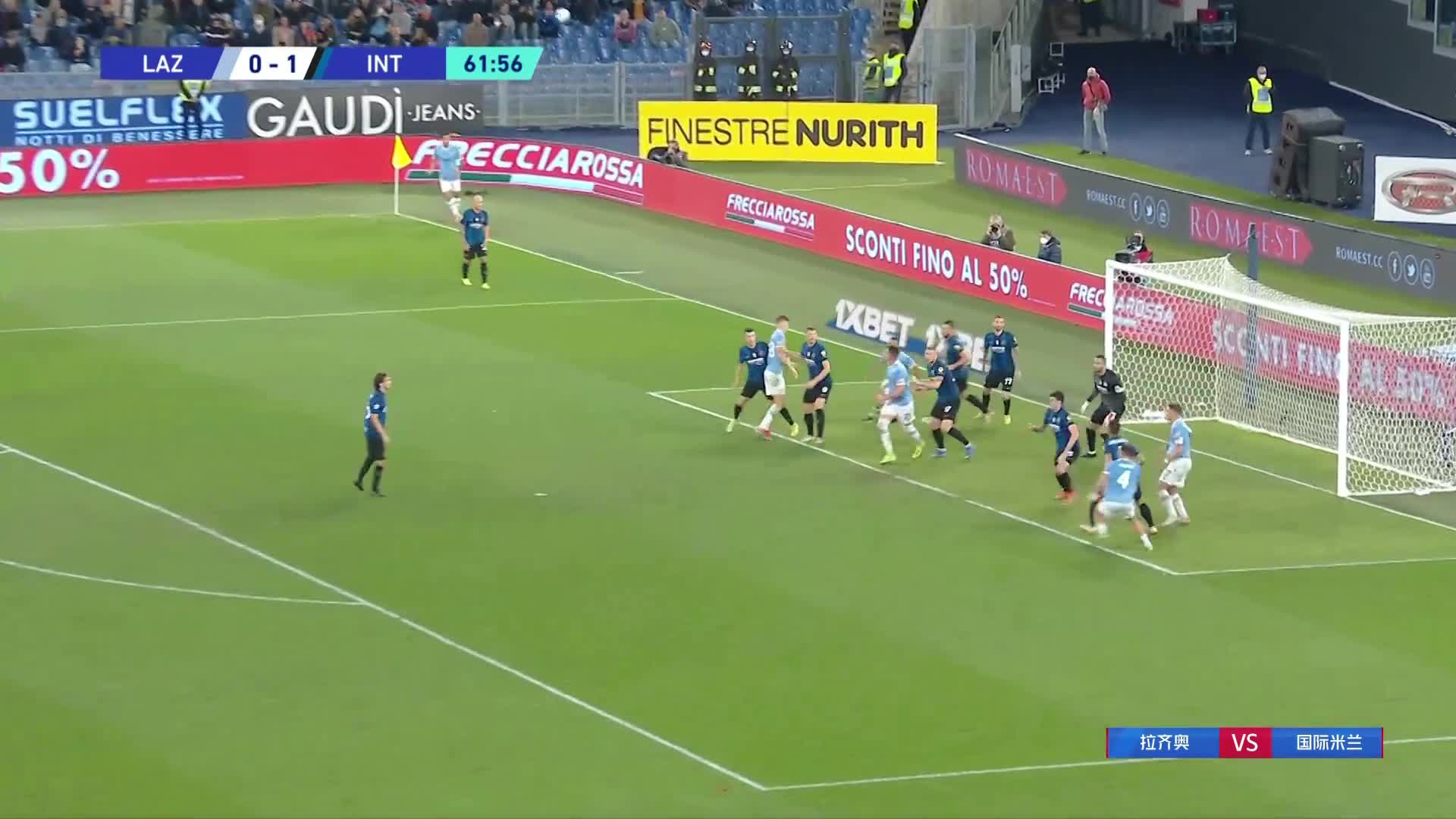 巴斯托尼禁区内手球送点 因莫比莱点射破门扳平比分（巴斯托尼拉莫斯）