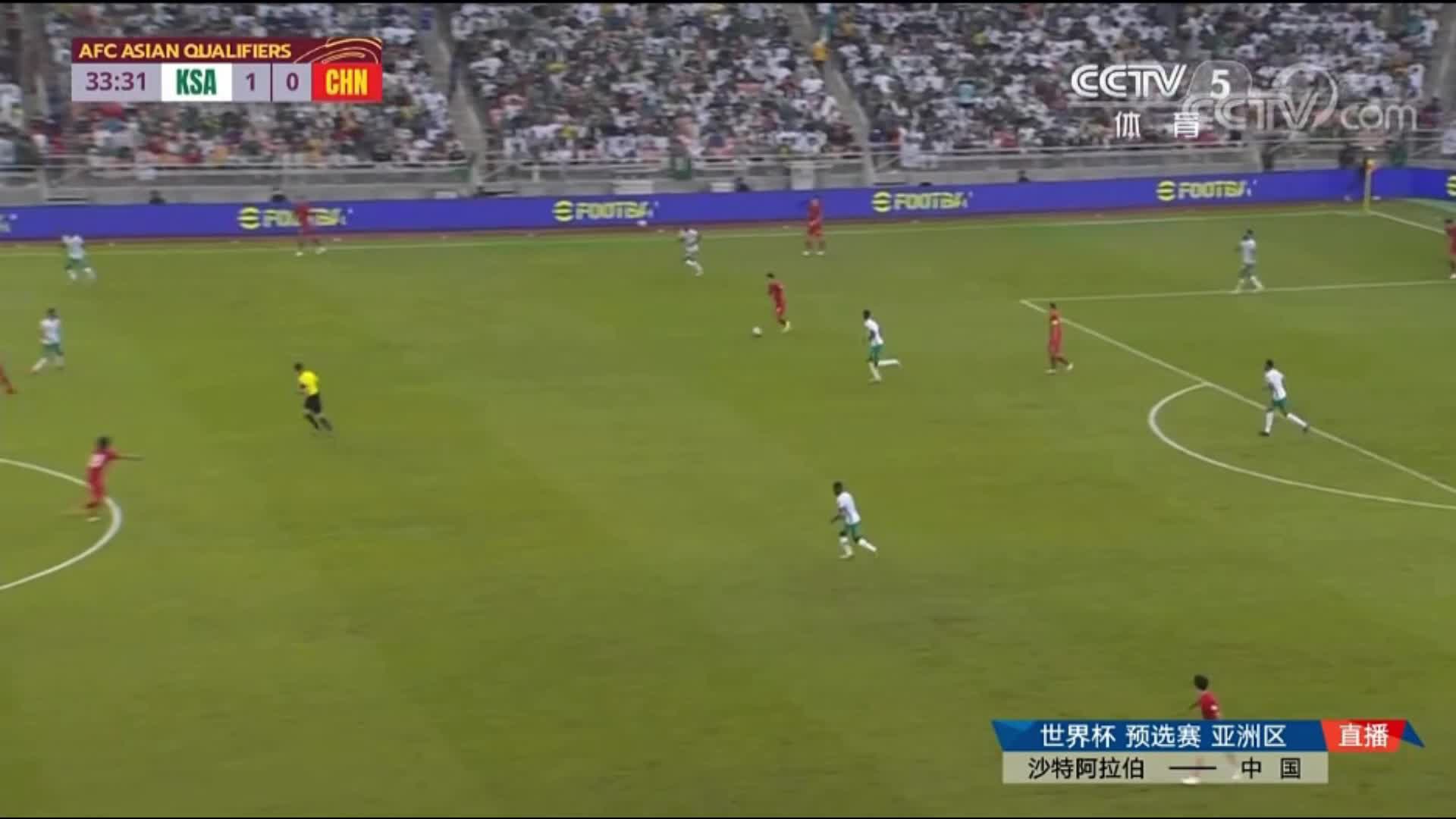 张玉宁神级摆脱妙传 武磊单刀不进失良机（张玉宁助攻武磊）