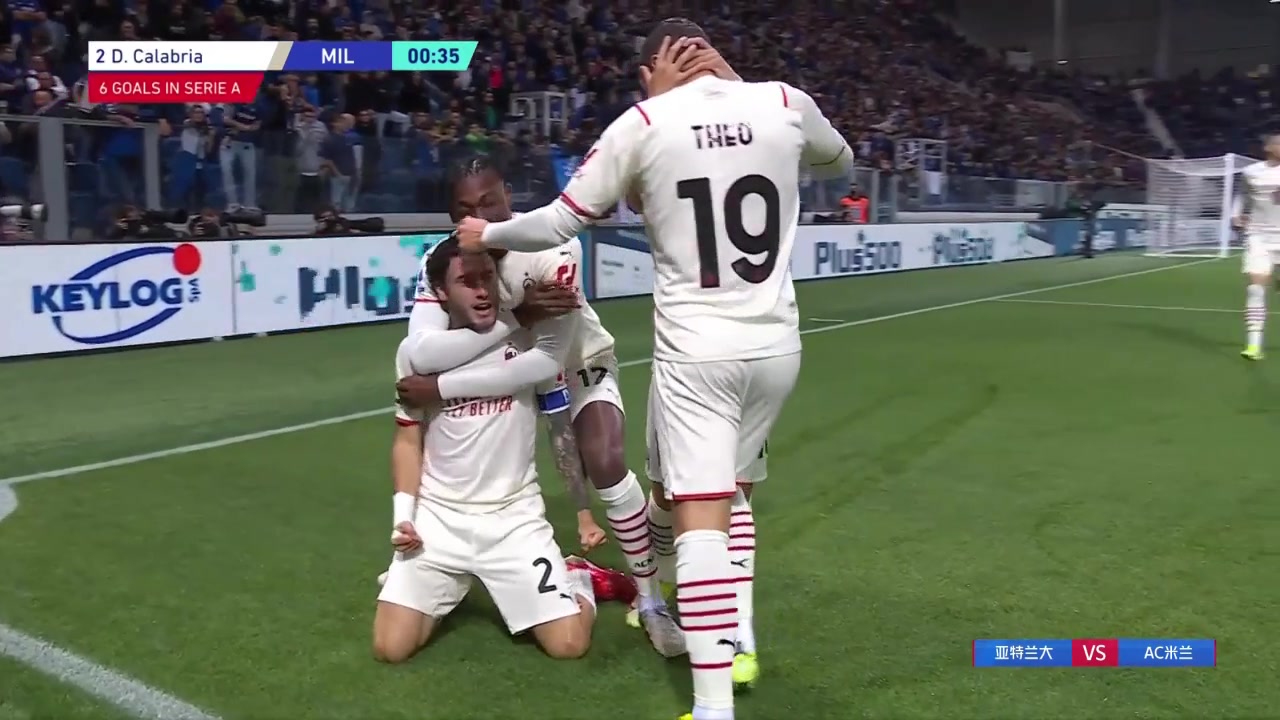 带球入场！米兰开场28秒进球 卡拉布里亚两连击破门（ac米兰卡拉布里亚）