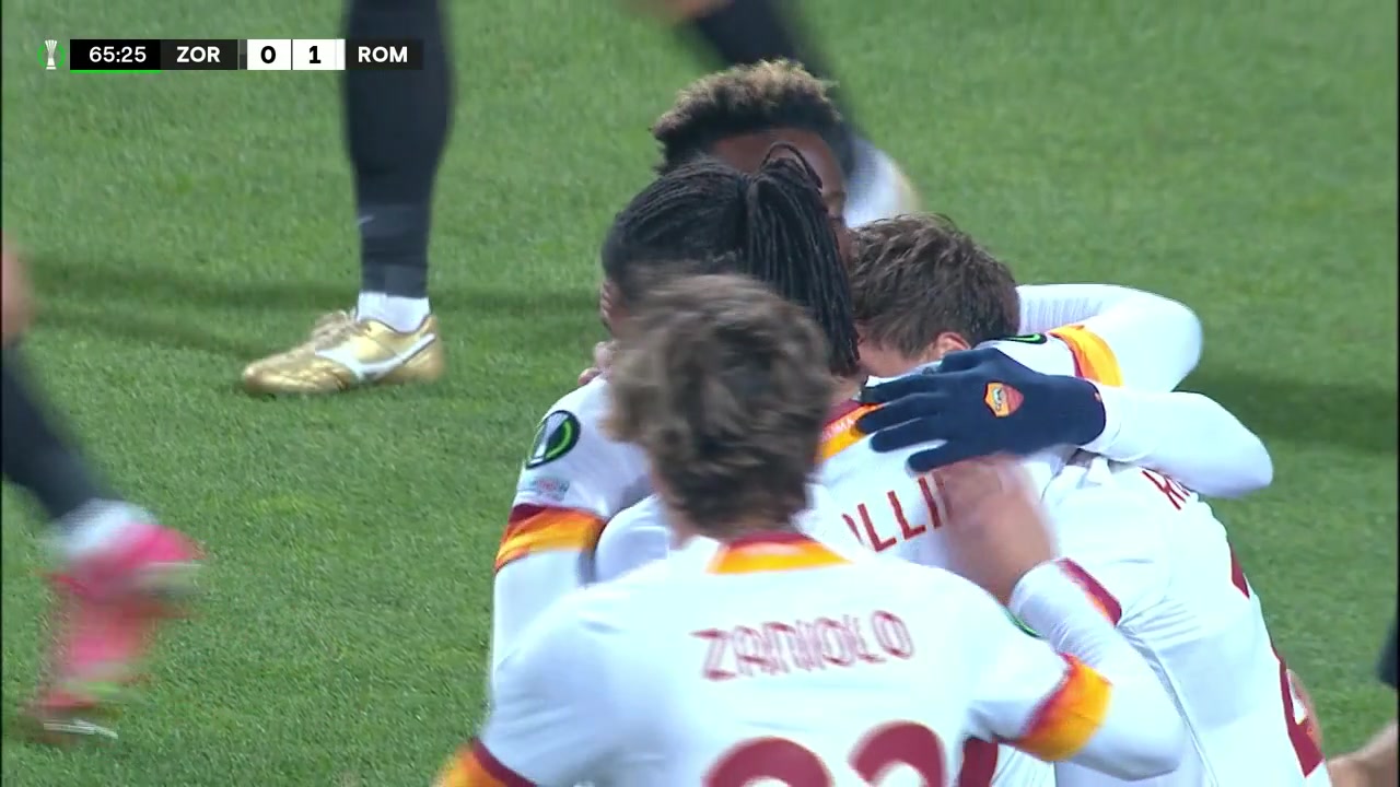 【集锦】欧会杯-亚伯拉罕破门沙拉维建功 罗马客场3-0完胜（罗马队沙拉维）