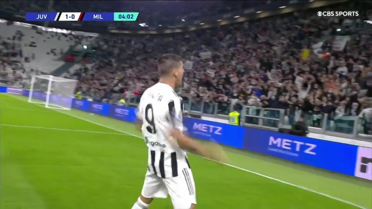 迪巴拉反击送助攻 莫拉塔超级单刀破门（迪巴拉和莫拉塔）