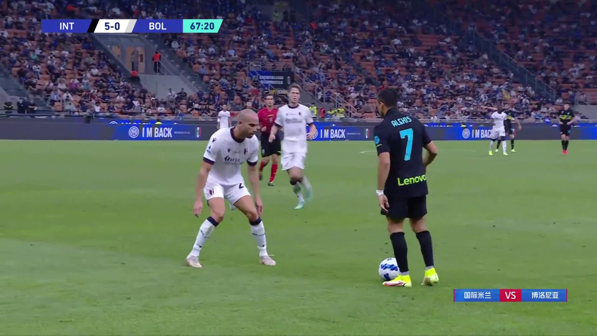 哲科小角度破门完成双响，国米6-0领先博洛尼亚（国米6-1博洛尼亚）