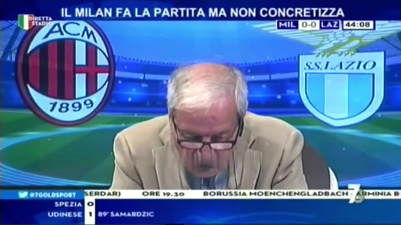 伊布破门时哭了！米兰老爷子看2-0拉齐奥反应（伊布带领米兰）