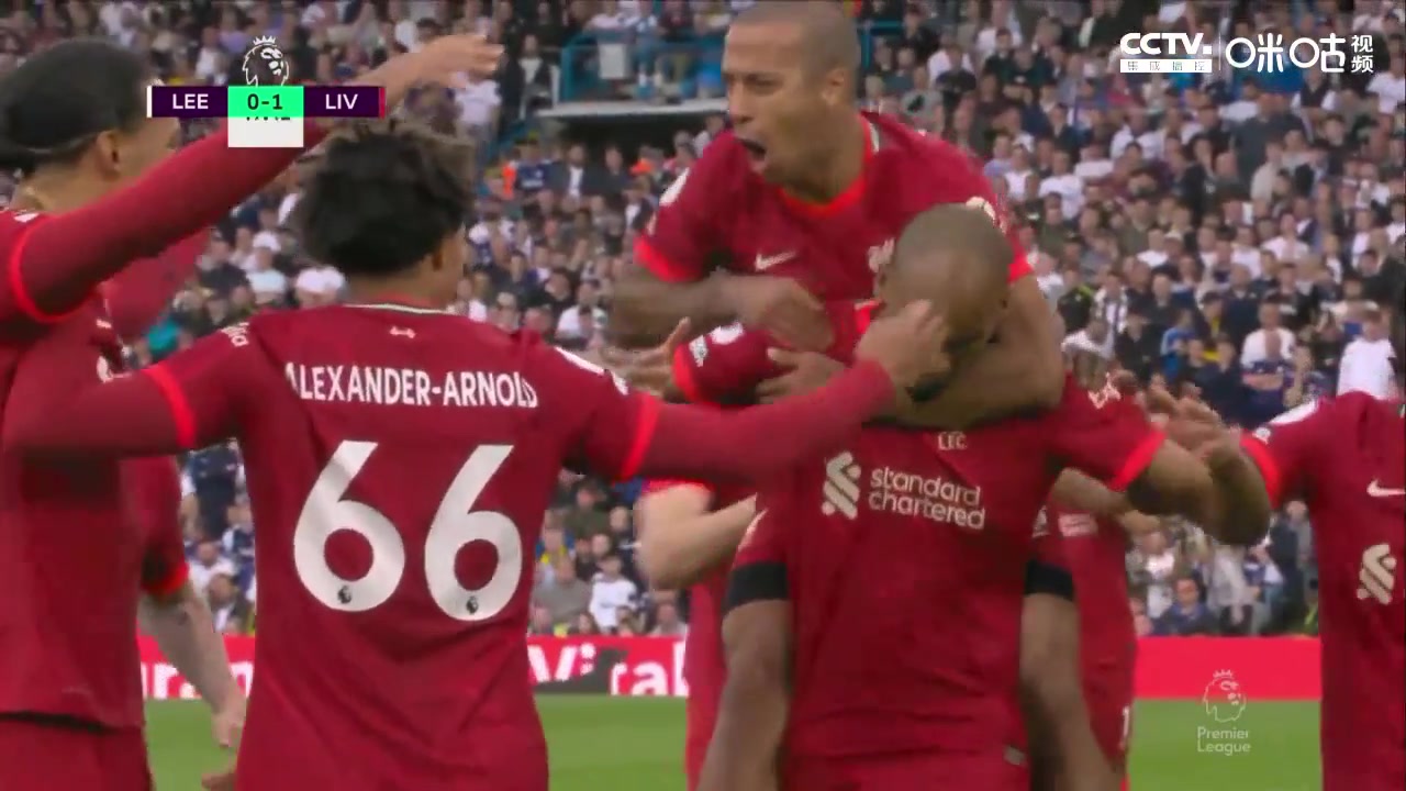 利物浦再下一城！法比尼奥禁区乱战推射得手（利物浦 法比尼奥）