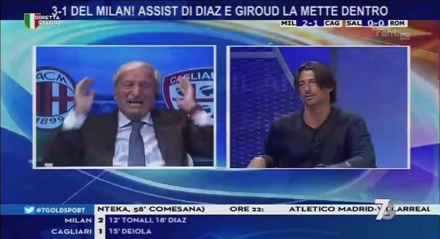 激动不已！吉鲁进球时米兰老爷子高喊“吉鲁，吉鲁”！（吉鲁 米兰）