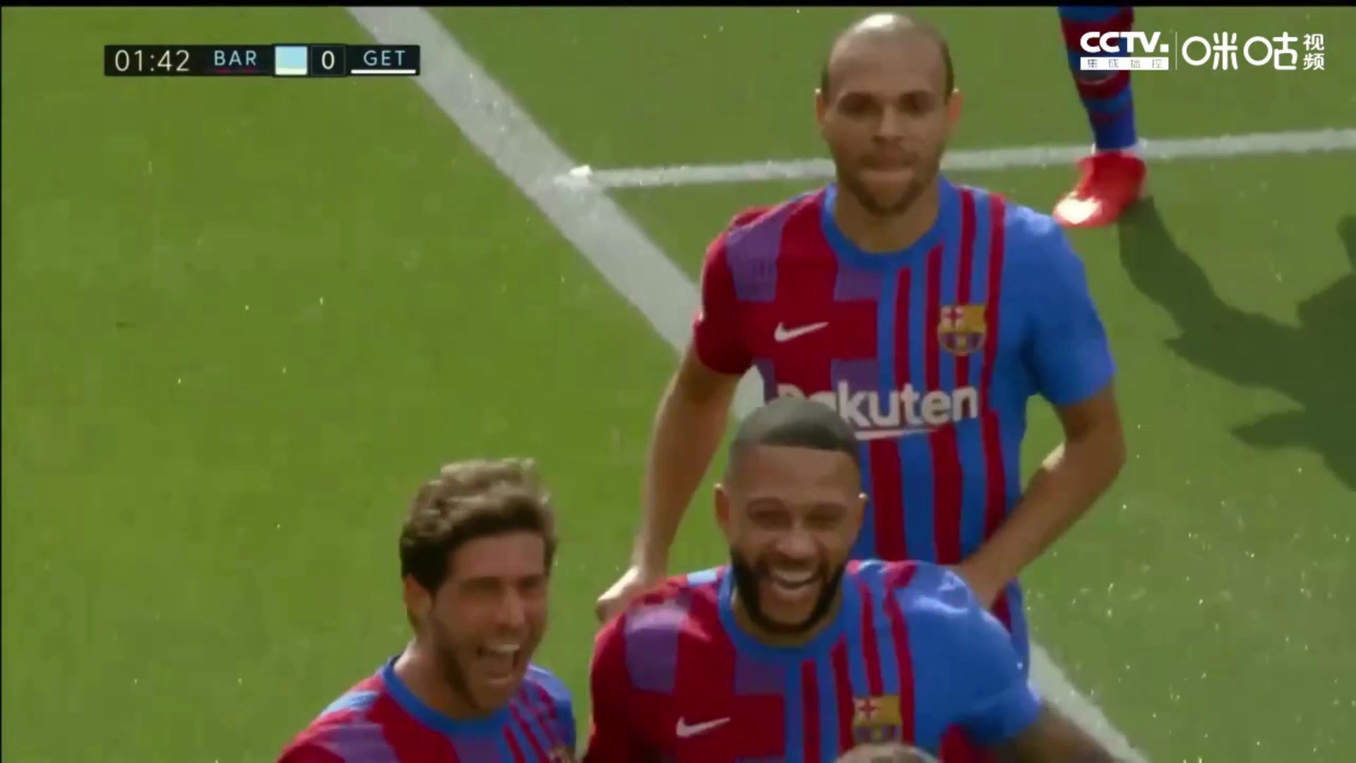 【集锦】西甲-罗贝托闪击后伤退德佩连场建功 巴萨2-1赫塔费（巴萨罗贝托几号）