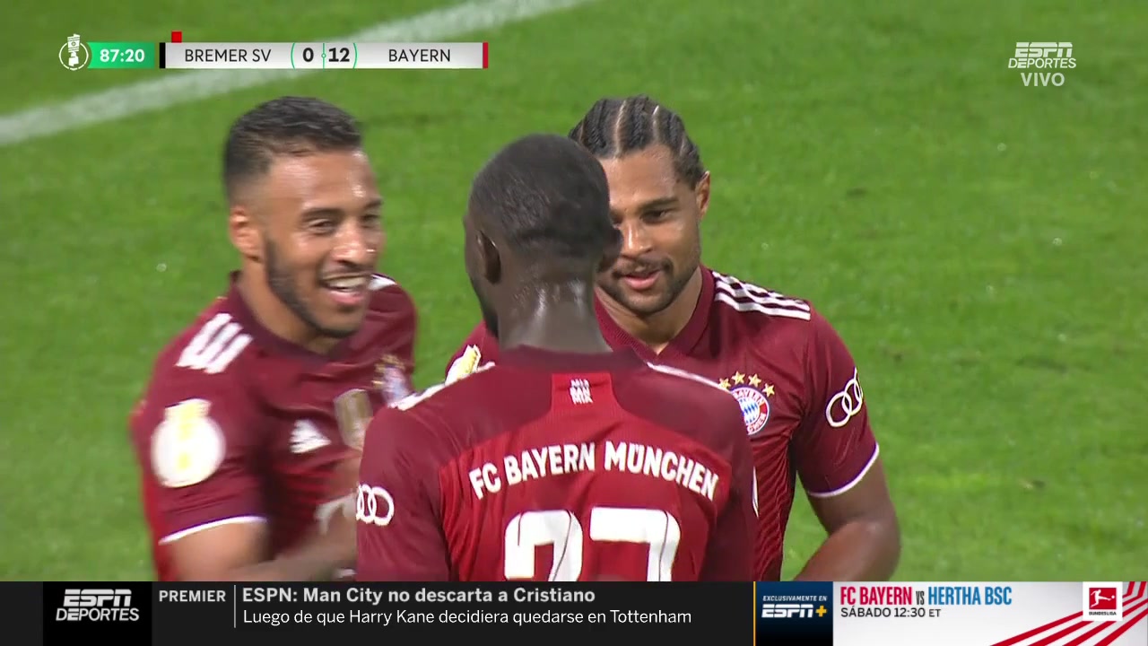 格纳布里下底横传 托利索跟进推射拜仁12-0终止屠杀（拜仁精选格纳布里）