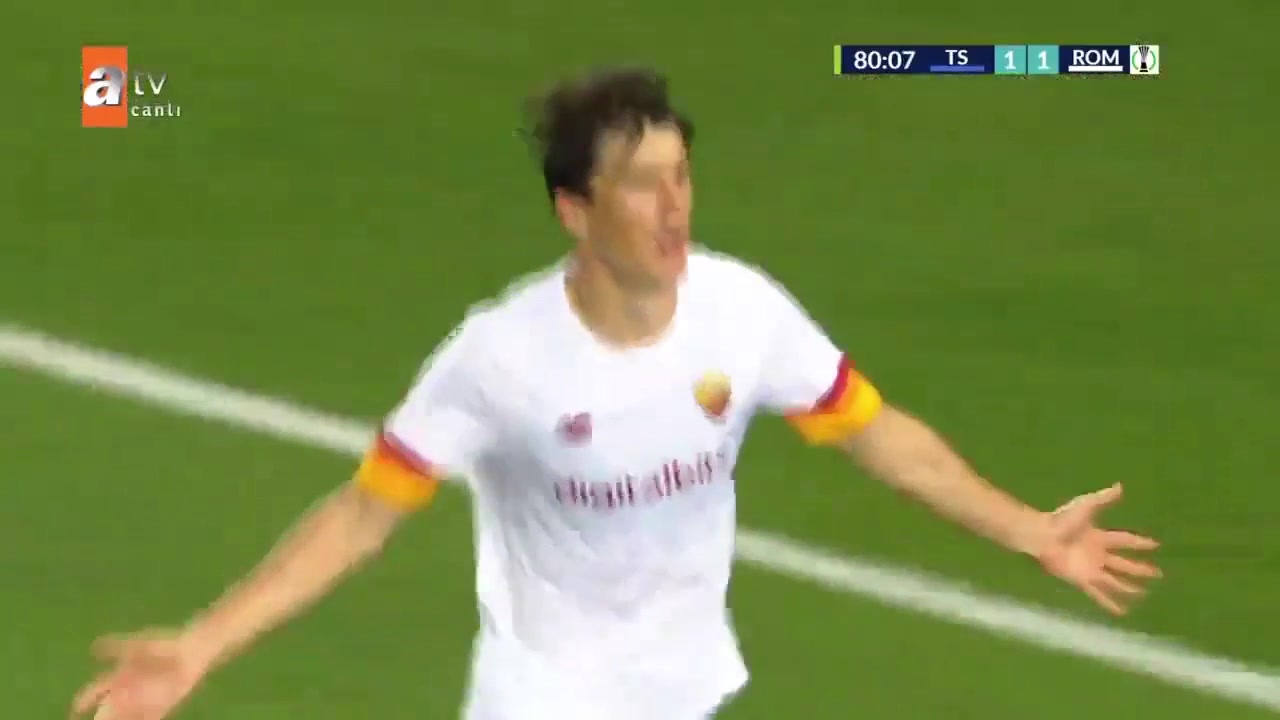 【全场集锦】欧会杯-佩莱格里尼破门 穆帅首秀罗马2-1特拉布宗（罗马球员佩来格尼里）