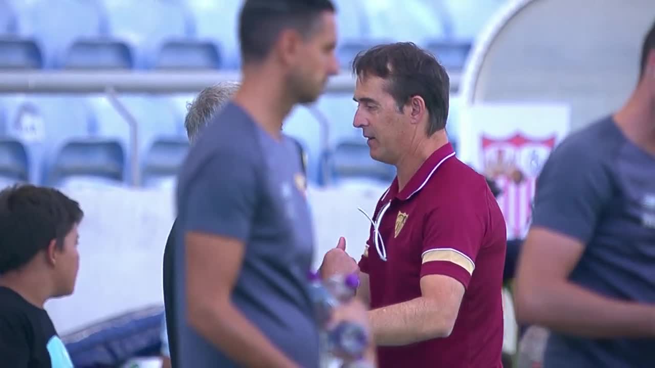 【全场集锦】友谊赛-双方均无建树 罗马0-0战平塞维利亚（罗马对塞维利亚）