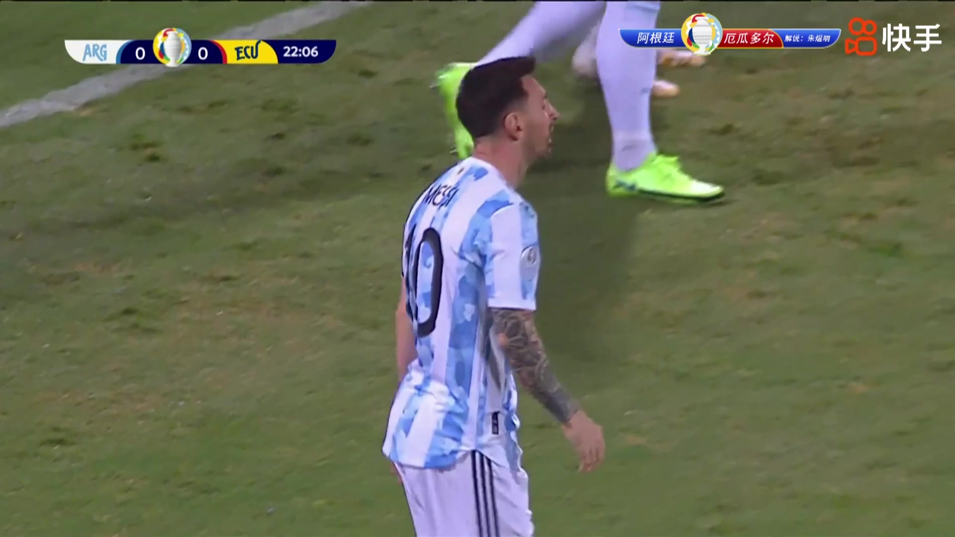 对手送大礼！梅西超级单刀不进 错失绝佳进球良机（梅西进球单刀视频）