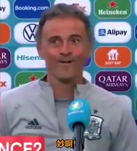 李时珍的皮！恩里克先前接受采访时“戏耍”记者（李时珍内视）