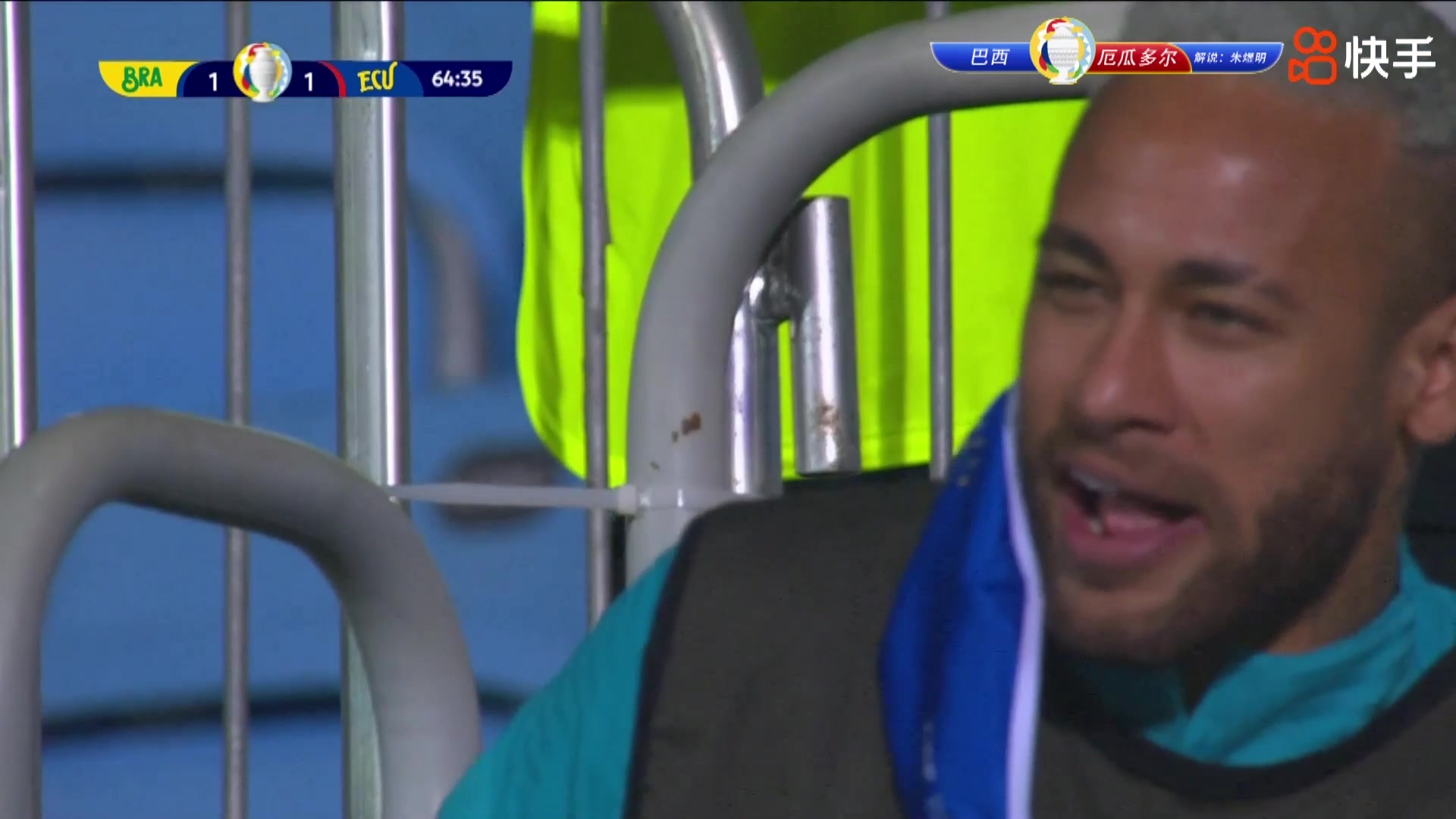 【快手集锦】美洲杯-米利唐斩国家队首球 巴西1-1厄瓜多尔（米利唐 热刺）