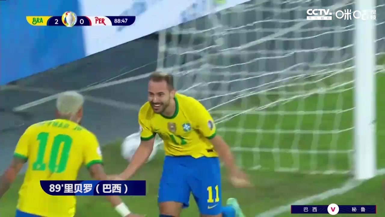 【集锦】美洲杯-内马尔破门桑德罗理查利森建功 巴西4-0秘鲁（巴西 秘鲁 美洲杯）