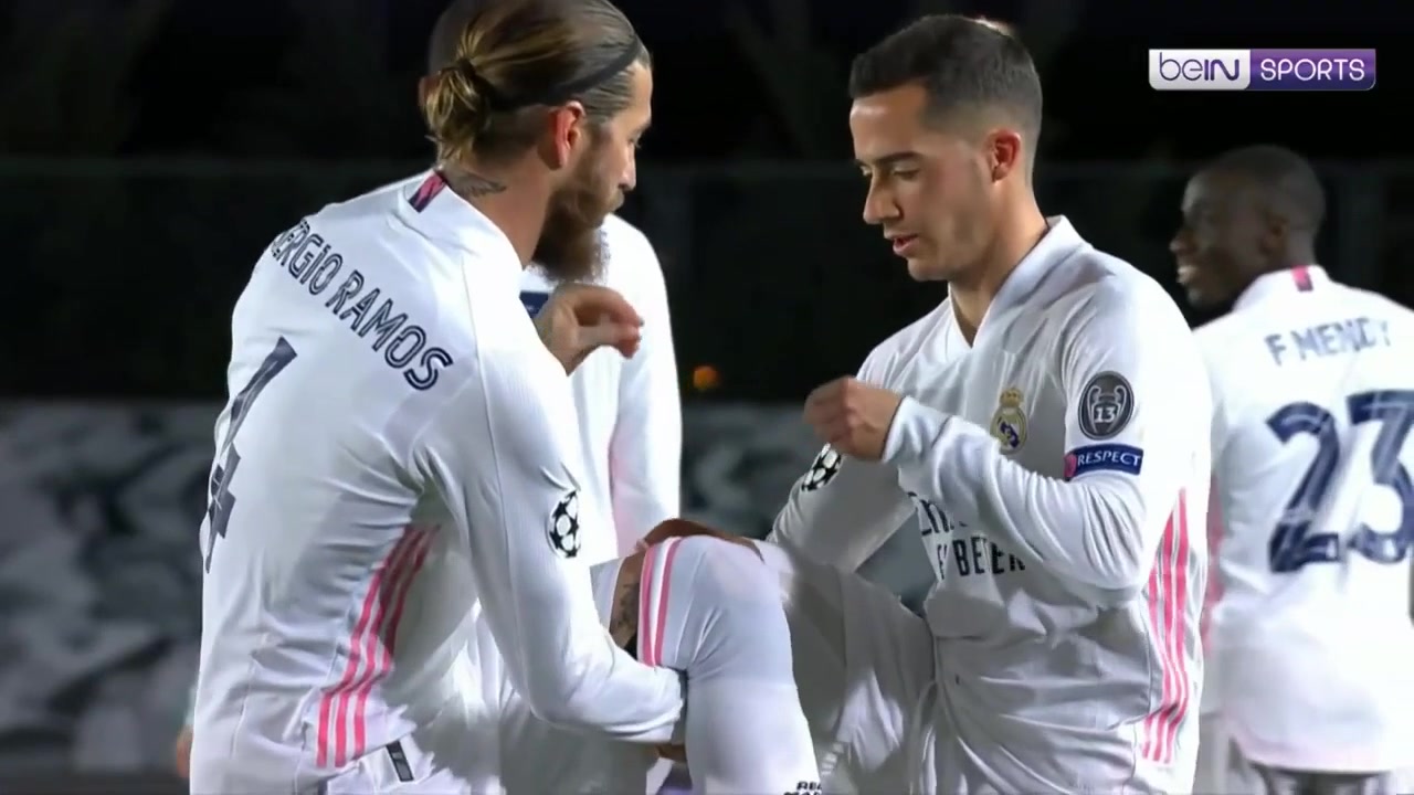 拉莫斯皇马生涯最后一球 点射破门干杯庆祝（拉莫斯在皇马最后一场比赛）